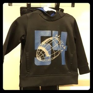Boys hoodie and matching fleece  lined pants